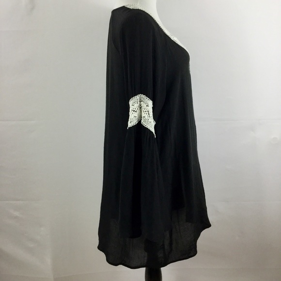 Umgee Bohemian Tunic Peasant Top Blouse Size 1XL - Picture 9 of 13